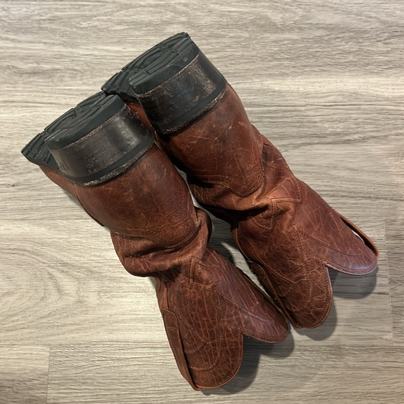 Preowned Tecovas THE BANDERA BOVINE Leather Riding Boot Men Sz 8 D - Picture 6 of 9